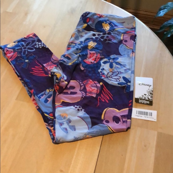 LuLaRoe Pants - 💥💥NWT Lularoe Disney TC leggings with Mickey